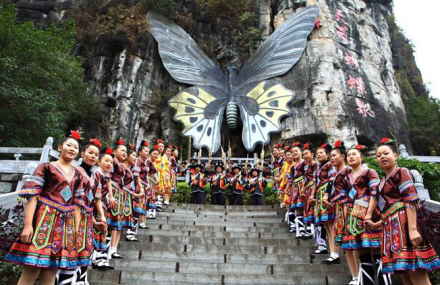 桂林阳朔蝴蝶泉