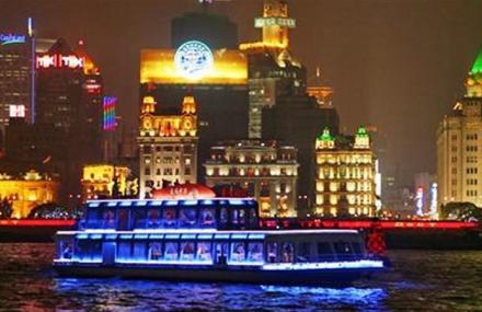 上海黄浦江游览清游江船
