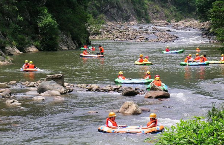 金华武义桃花源漂流