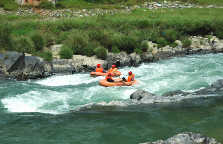 商洛金丝峡漂流
