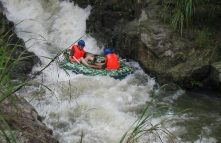 长沙浏阳狮口战地漂流