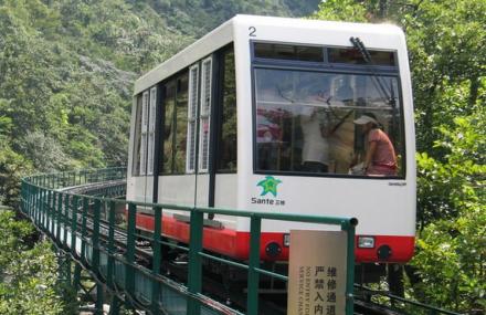 九江三叠泉缆车